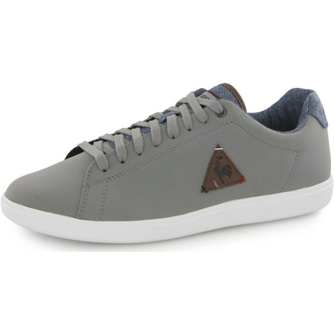 Le Coq Sportif Courtcraft S Nb Gris - Chaussures Basket Homme